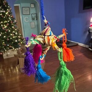 Straw Piñata Ornaments